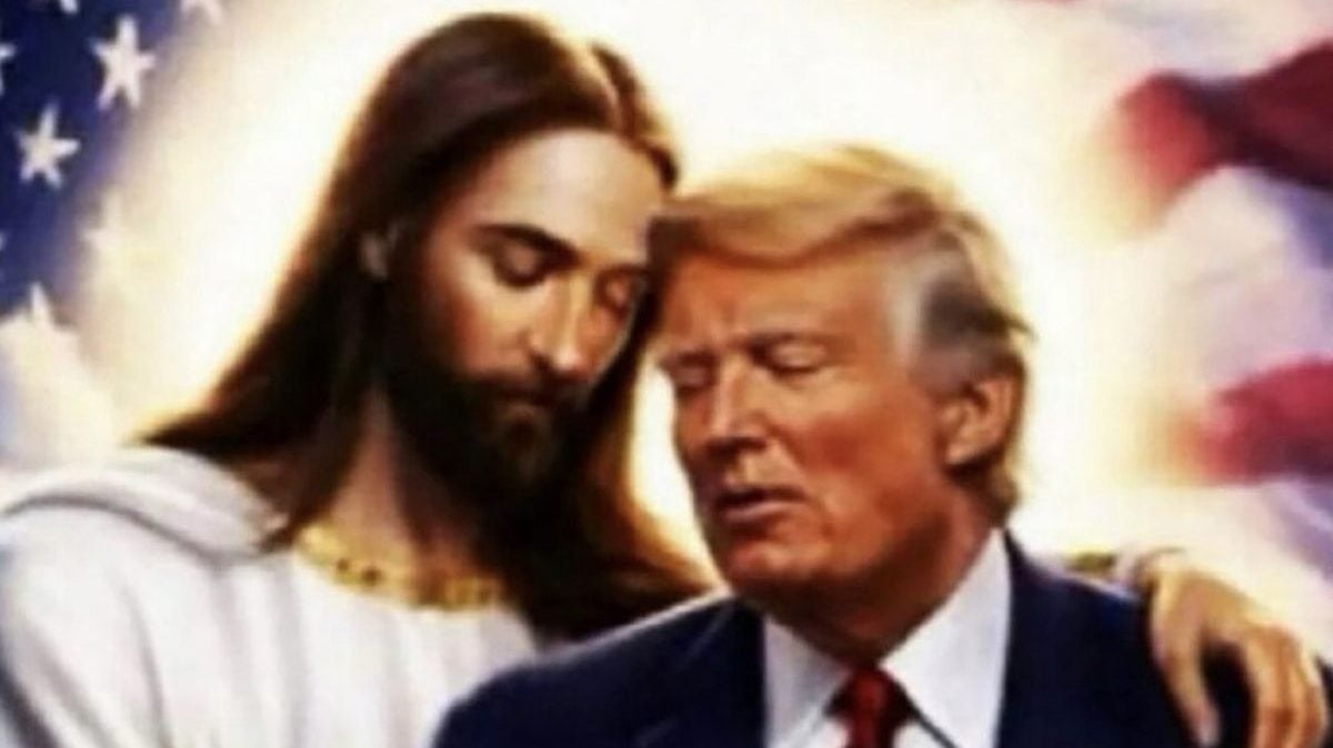 Donald Trump, din nou controversat: Iisus îl îmbrățișează după o postare ștearsă
