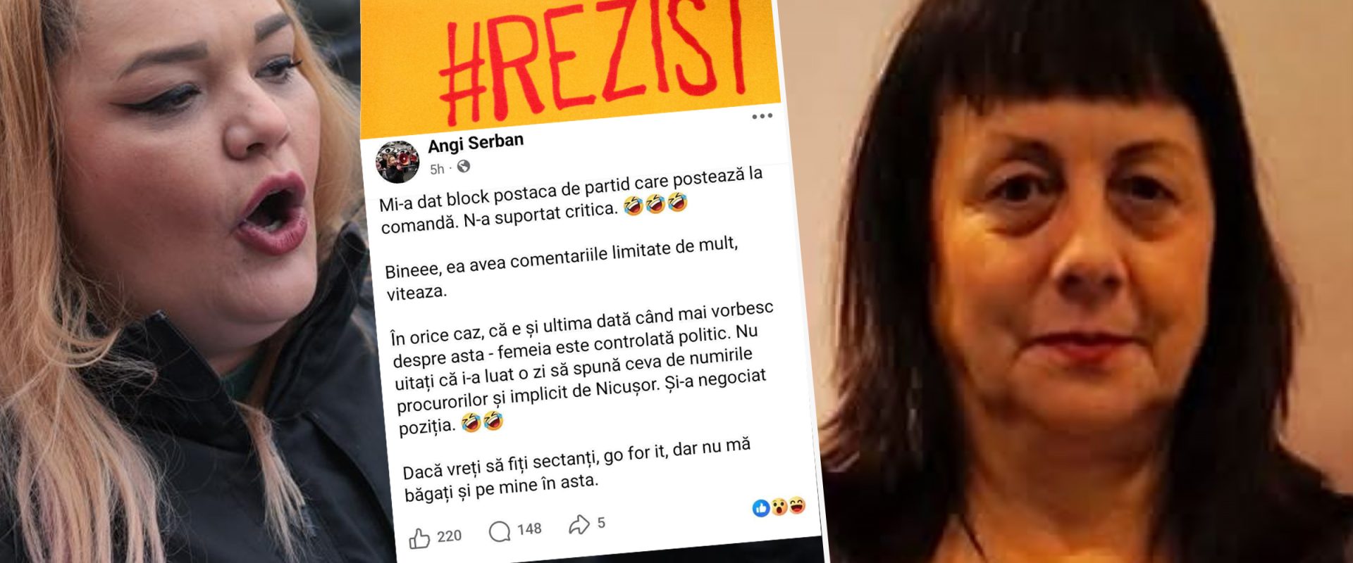 Bloc postac de partid: Reacția neașteptată a unui român