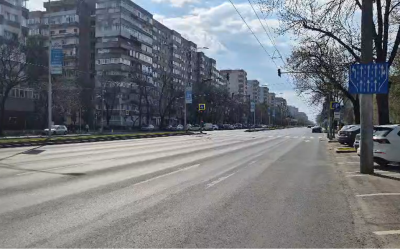 Imagini ȘOC în București: Străzi goale, parcă pustii, de Paște