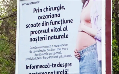 Panourile din București, curățate de mesajele „anti-Cezariene”