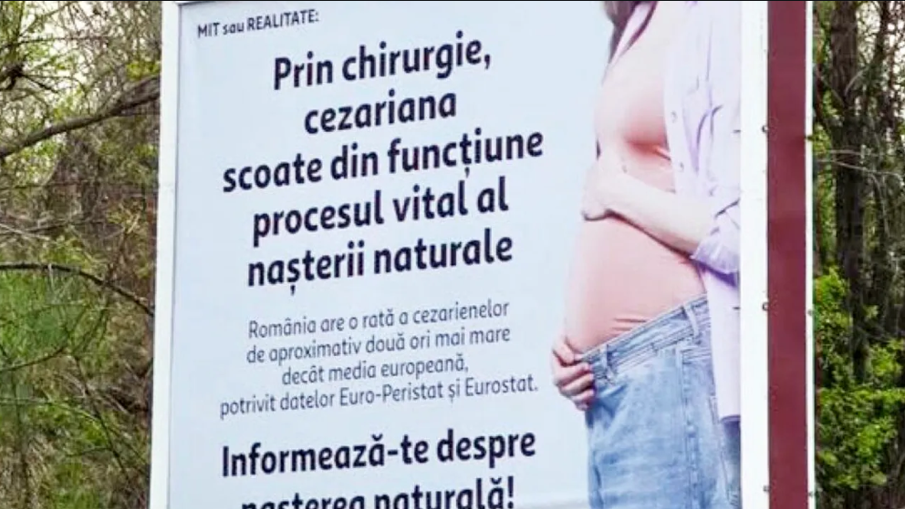 Panourile din București, curățate de mesajele „anti-Cezariene”