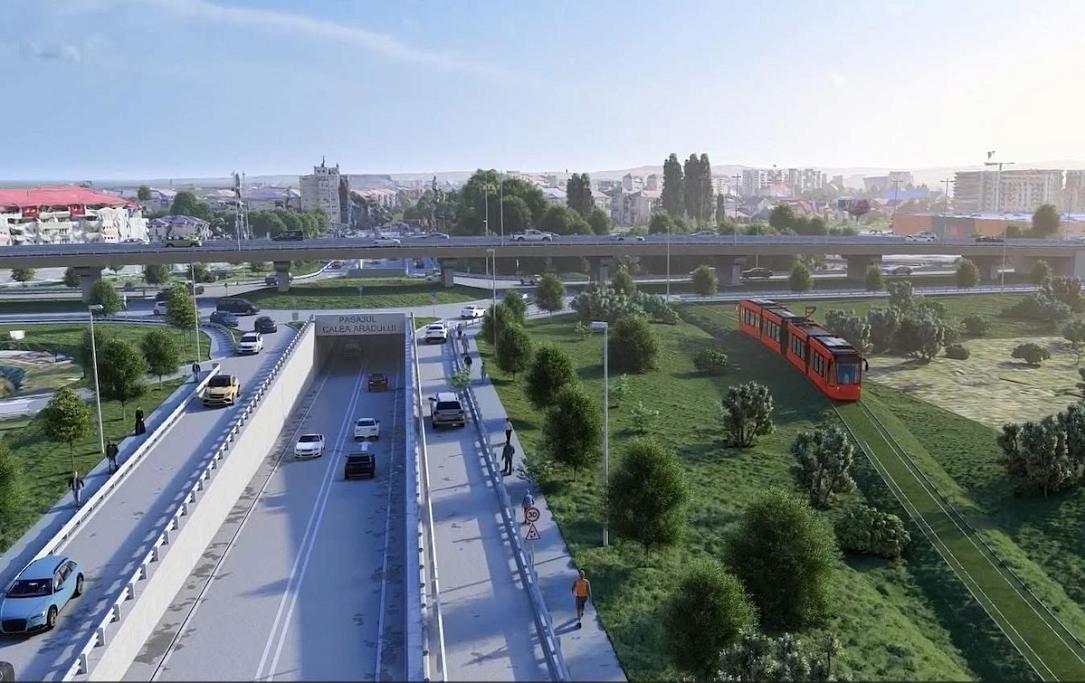Tren-tramvai prin Oradea: Proiect EU pentru legătura cu aeroportul