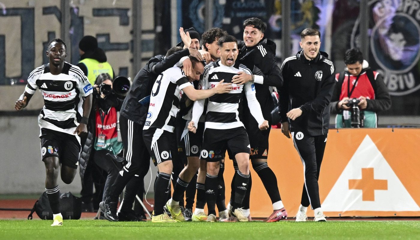 U Cluj, DEMOLARE istorică! Craiova, pulverizată cu 4-0 în Gruia
