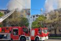 Incendiu violent la Craiova: 14 locatari, evacuați de urgență din bloc