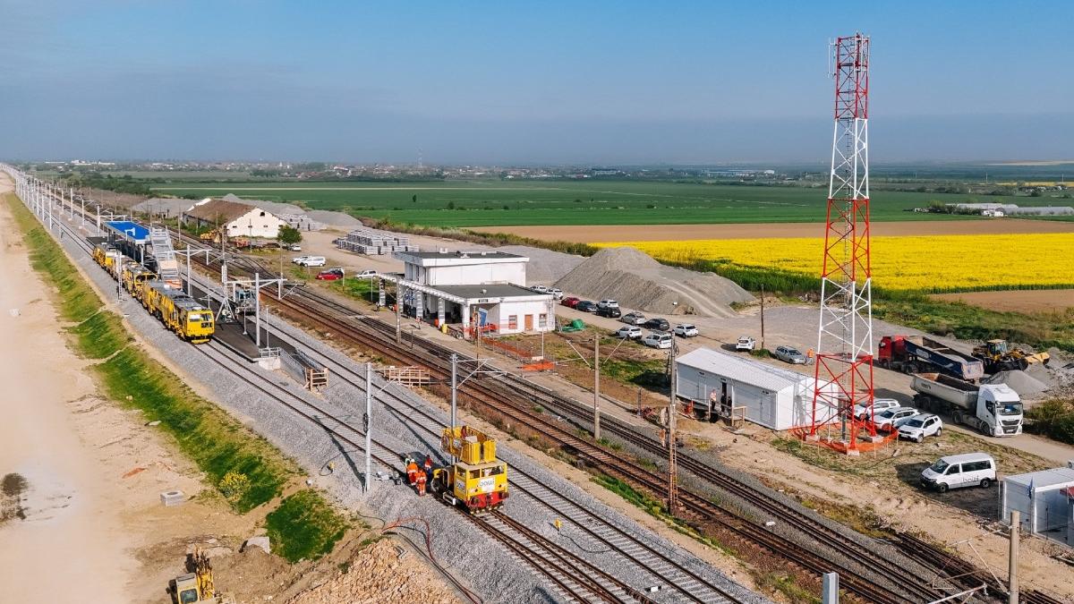 Un nou tronson feroviar, modern, leagă Lugoj de Timișoara