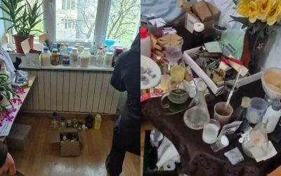 Gălățeanul cu „laborator toxic” în bloc: Ce substanțe ascundea