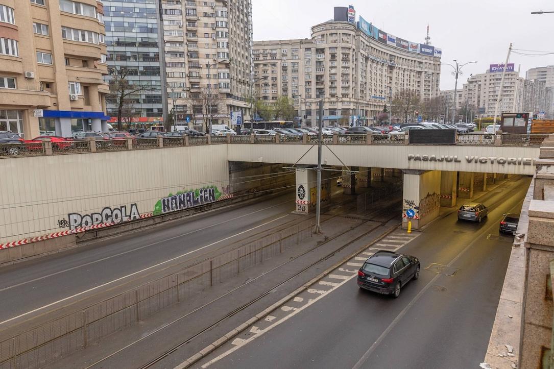 Victoriei, asaltată de renovare: Pasajul din București, refăcut după ani de degradare