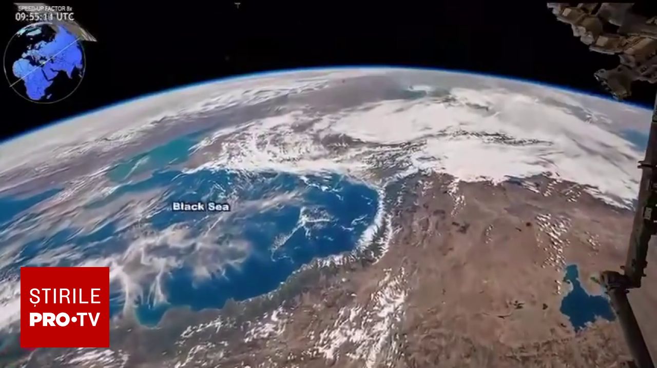 Marea Neagră, văzută din spațiu: Imagini SUA, înainte de Artemis II