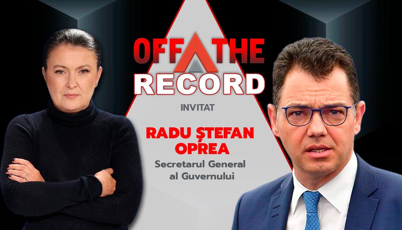 Radu Oprea, secretar general al Guvernului, dezvăluiri în OFF The Record