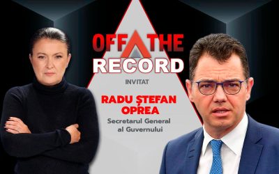 Radu Oprea, secretar general al Guvernului, dezvăluiri în OFF The Record