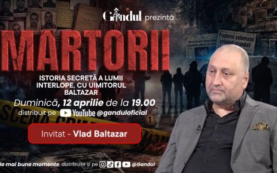 MARTORII dezvăluie duminică secretele lumii interlope, cu BALTAZAR
