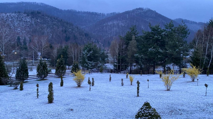 Bihorenii, surprinși de „Zăpada Mieilor” înaintea Paștelui Zonele montane din județul BIHOR s-au trezit joi dimineață într-un peisaj de iarnă, ninsoarea a acoperit munții și dealurile, chiar înainte de sărbătorile pascale