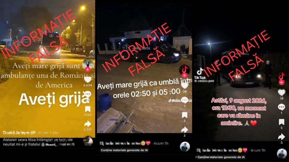 Ambulanța neagră, FALS! MAI dezminte minciunile de pe TikTok