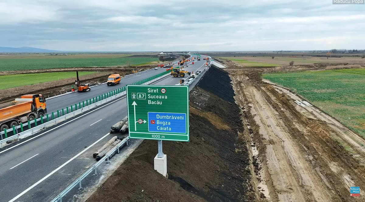 București-Bacău pe A7: Cât timp veți face pe noul drum Rapid
