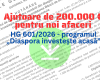 Diaspora Investește Acasă: 100 mil. EUR pentru firme în România
