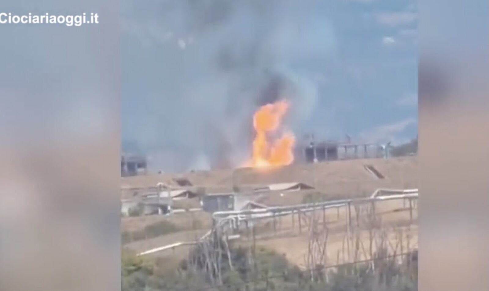 Colleferro: Incendiu devastator la fabrica de muniție