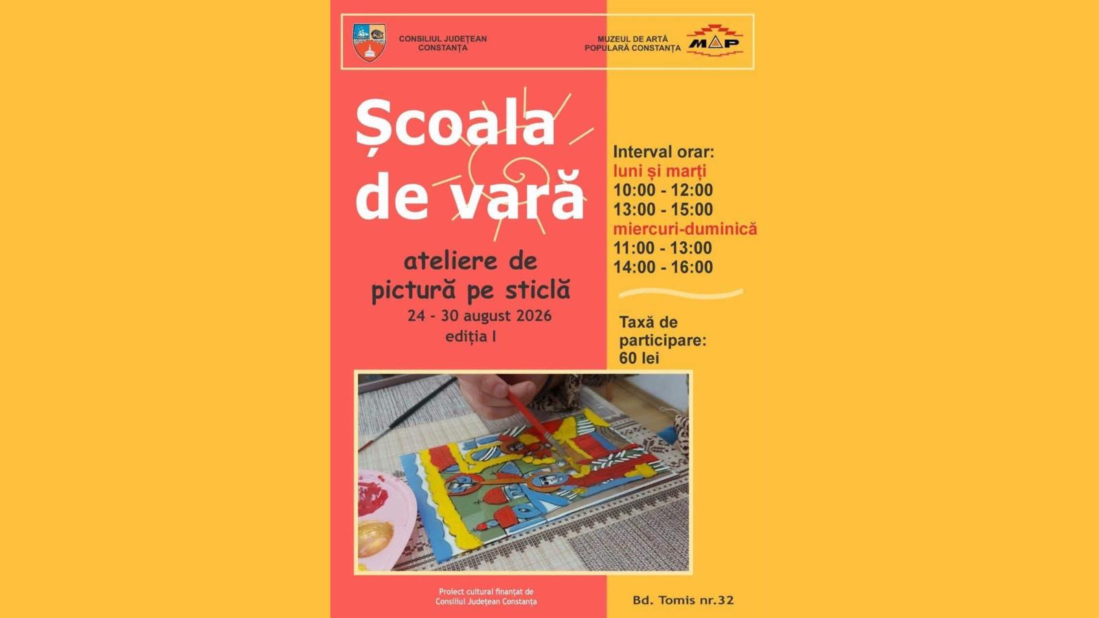 Muzeul Constanța te învață să pictezi icoane pe sticlă