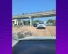 Haos pe A1: TIR cu pui, accident la picior de pod