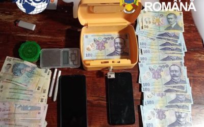 Copil-curier droguri în Arad: 10 suspecți, reținuți