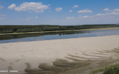 Dunărea se retrage: 1300 mc/s la intrarea în țară