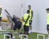 Julián y Simeone hablaron antes del entrenamiento