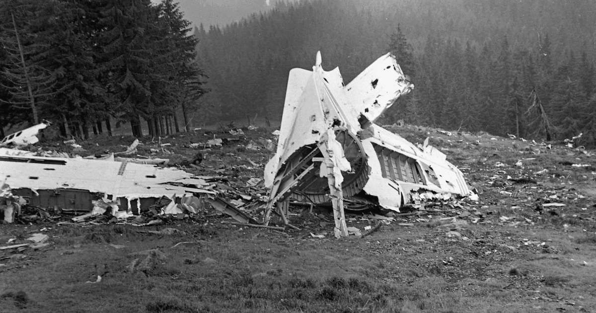 Avionul Tarom prăbușit în Munții Apuseni, în 1970