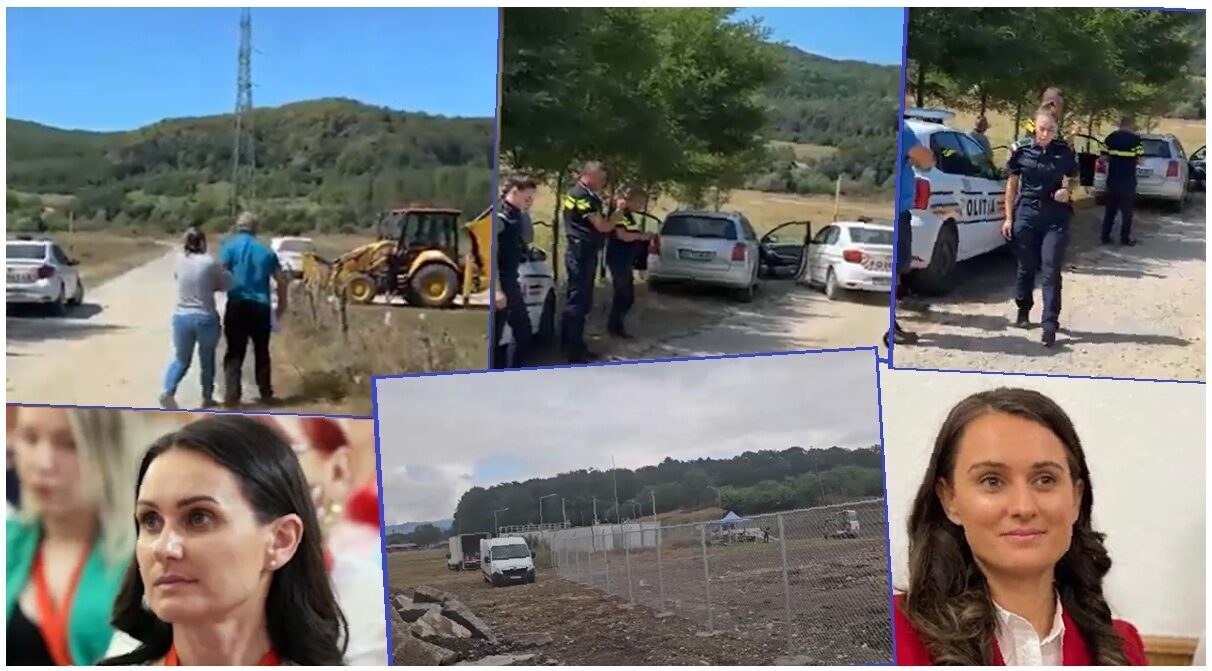 Omul a intrat pe proprietate! Poliția a intervenit VIDEO