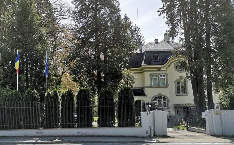 Incendiu lângă Ambasada României în Elveția: Dispozitiv exploziv