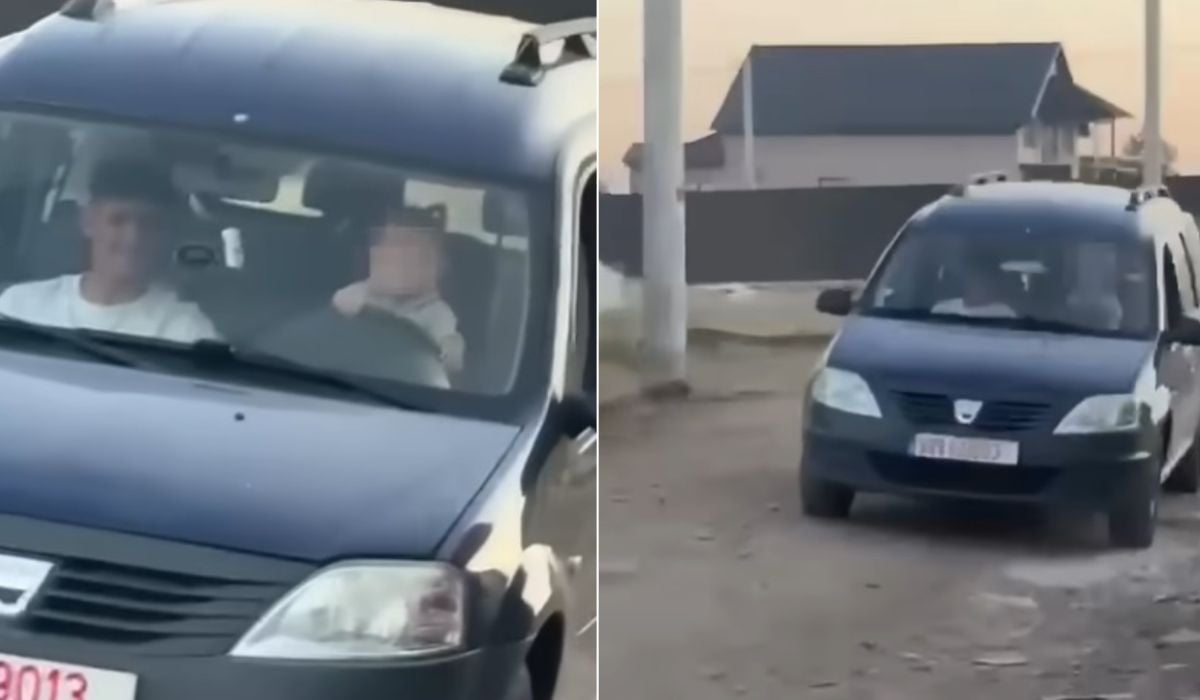 Bebeluș la volan în Vrancea: Un scandal incredibil