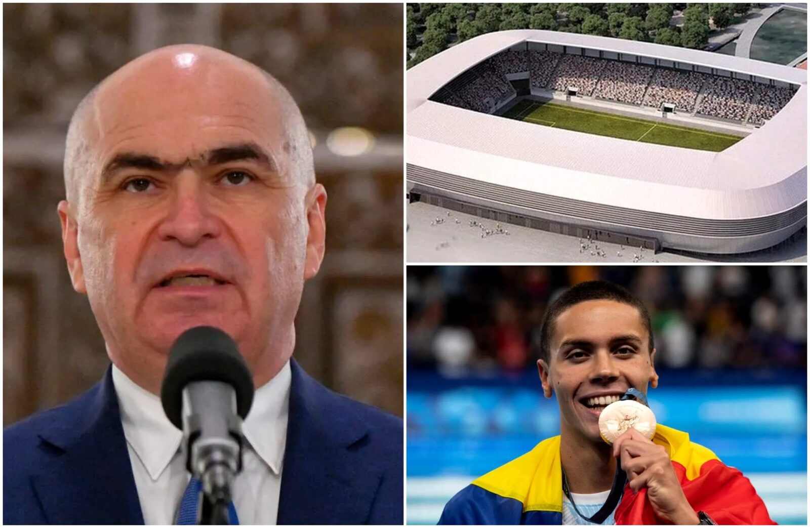 Bolojan îl laudă pe Popovici, Guvernul dă un miliard pe stadioane