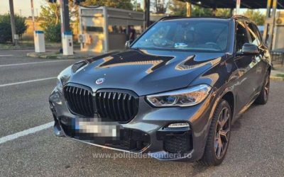 Mașină de 60.000€, furată din Belgia, prinsă la Albița!