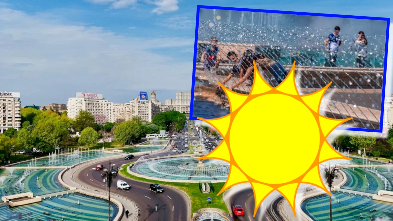 Caniculă extremă. 40 de grade la început de săptămână, pârjol în București