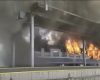 Incendiu în gara Ilteu: Ultimul vagon al unui tren Regio a luat foc