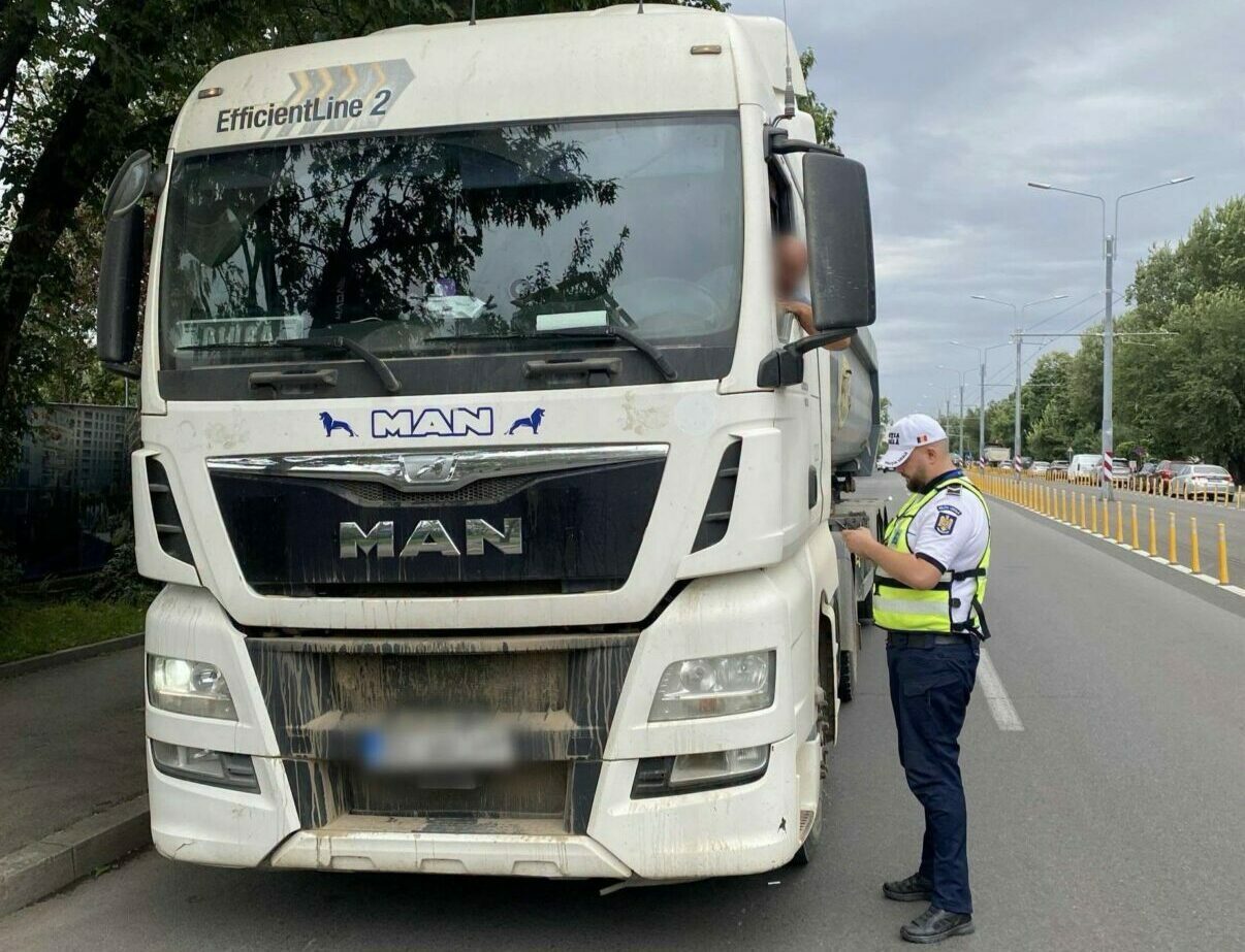 București: Restricții grele, amenzi duble la tonaj