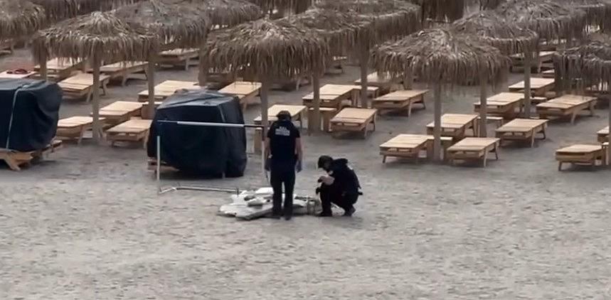 Drone fragment, Olimp: Descoperire neașteptată pe plajă