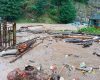 Argeș: Viitură-n Dâmbovicioara, curți inundate