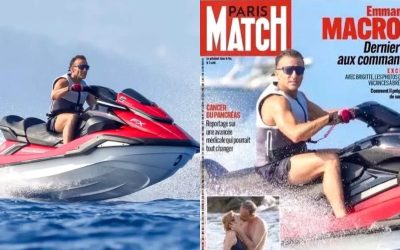 Macron pe skijet, Franța-n flăcări: Indignare uriașă FOTO