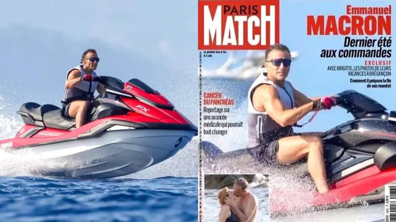 Macron pe skijet, Franța-n flăcări: Indignare uriașă FOTO