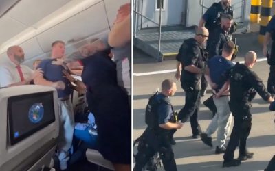 Șoc în avion: Beat și agresiv pe ruta Londra-Las Vegas, pasager încătușat