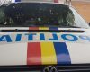 Mașină în flăcări pe DN 7 Dâmbovița, trafic dat peste cap