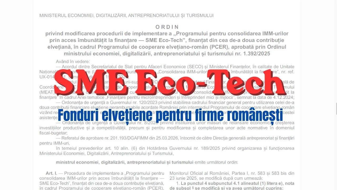 Fonduri Elvețiene: Se Simplifică Accesul la 288 Milioane Lei