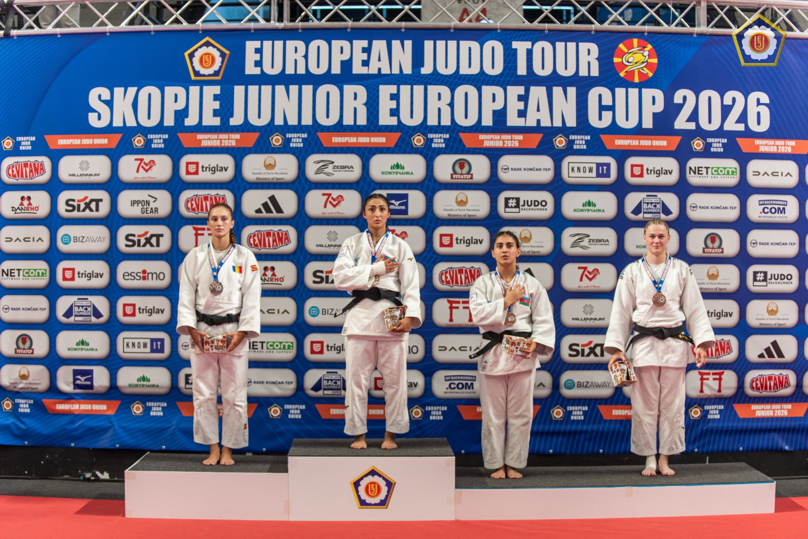 România, AUR și argint la Judo U21 Europene de la Skopje