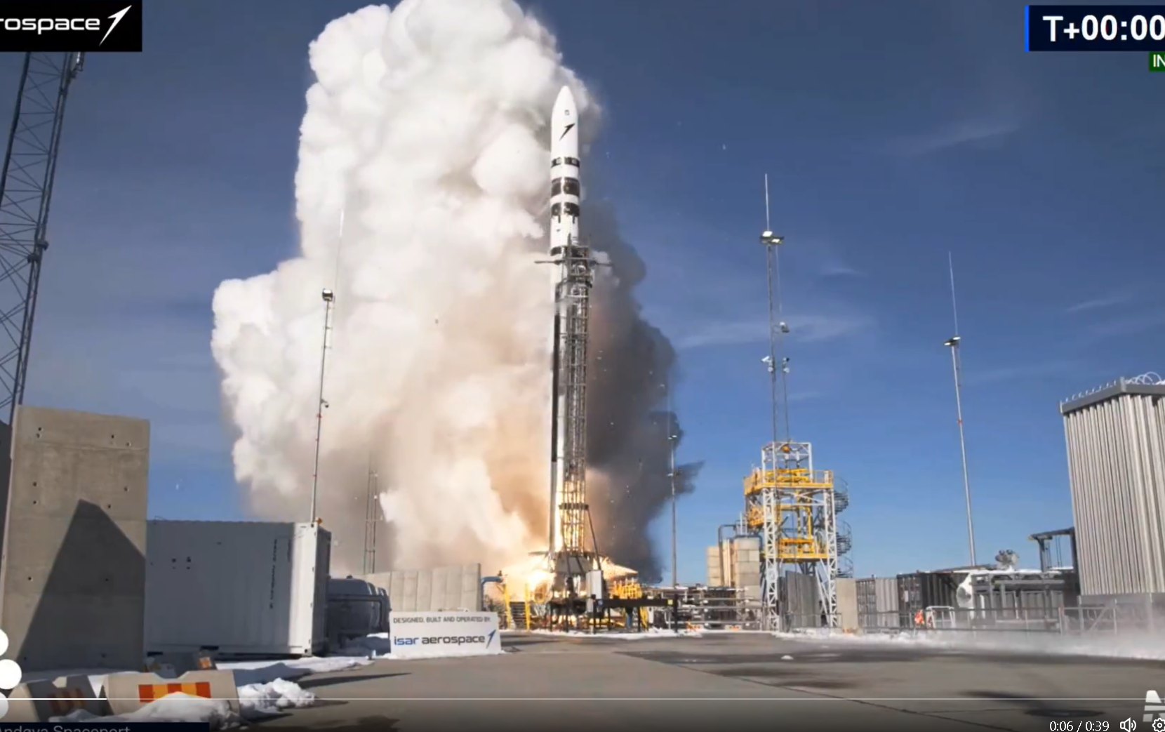 Isar Aerospace, racheta Spectrum pe orbită cu 5 sateliți