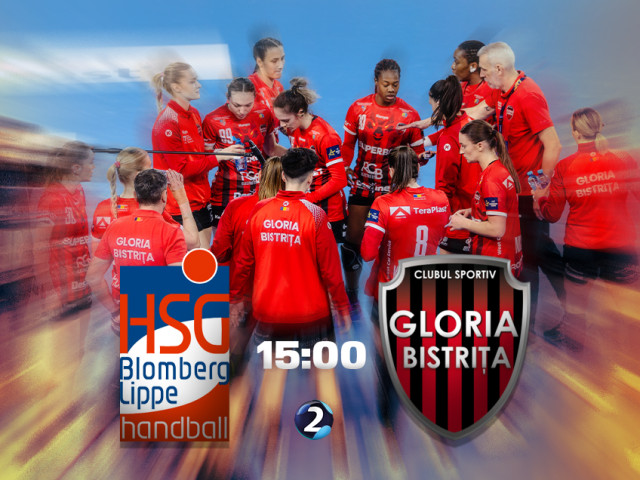Gloria Bistrița debutează în Champions League azi, LIVE la DGS 2