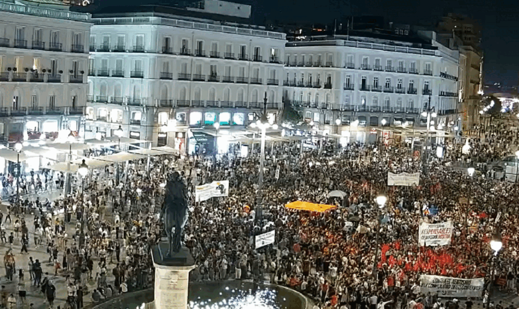 Madrid: Mii de oameni pe străzi, revoltați de scumpirea locuințelor