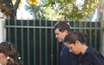 Nicușor Dan și Mirabela Grădinaru, prima zi de școală cu fetița