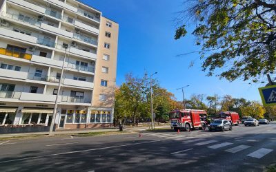 Fire breaks out in kitchen of apartment building in Debrecen