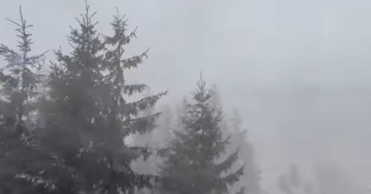 Iarna s-a instalat deja pe munte, la altitudini mari: ninsoare, vânt puternic, ceaţă. Avertismentul Salvamont Prahova