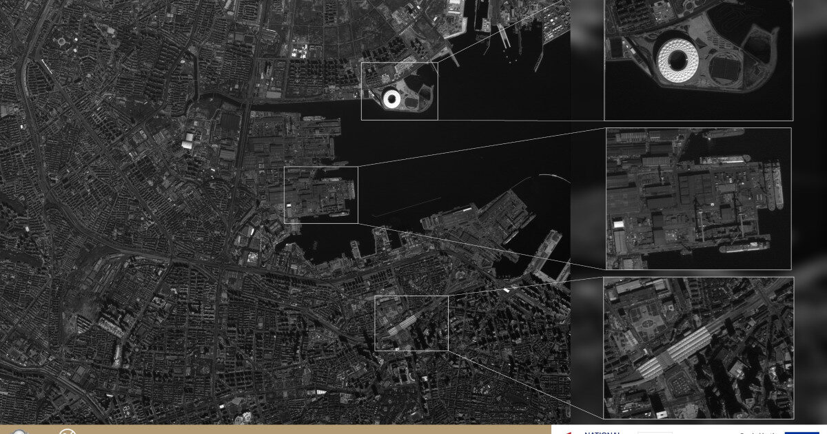 Imagini rare: Satelit polonez, ochii pe noul portavion nuclear chinezesc
