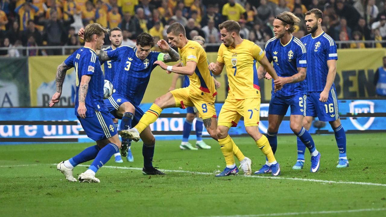 România, înfrângere cu Suedia. Eșec amar în Liga Națiunilor